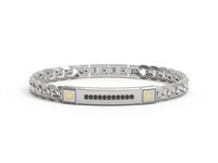 Bracciale 4US: Cesare Paciotti Uomo San Valentino 25 in Acciaio 4UBR7667 - 4UBR7667